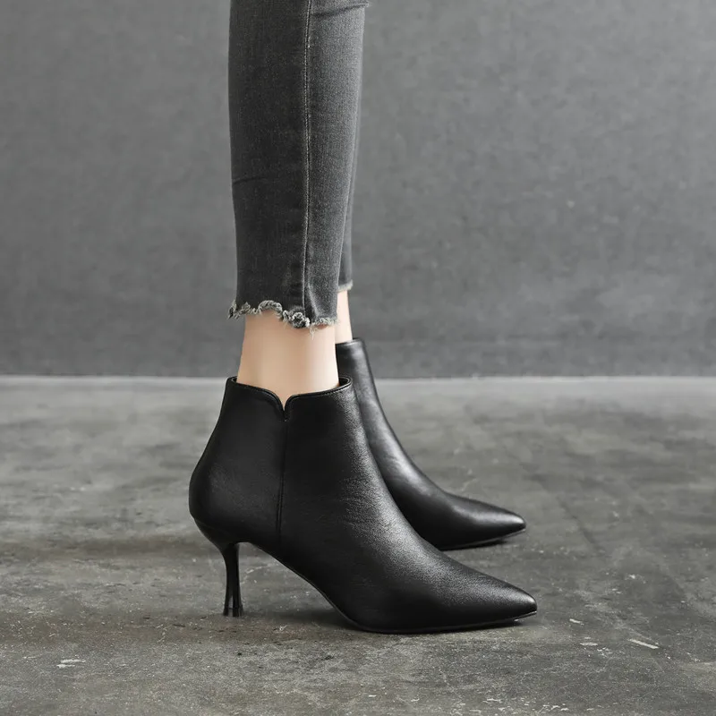 wb 0004 women boots large size short tube stiletto high heel ankle boots pointed toe 31 43 small size 32 33 wb 0004 women boots large size short tube stiletto high heel ankle boots pointed toe 31 43 small size 32 33