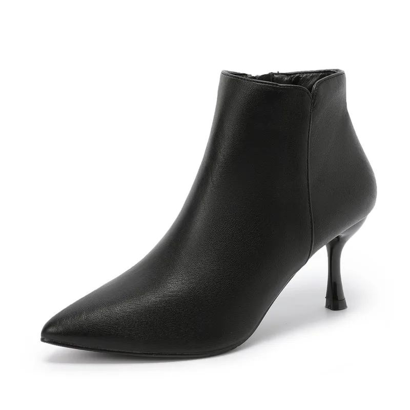 wb 0004 women boots large size short tube stiletto high heel ankle boots pointed toe 31 43 small size 32 33 wb 0004 women boots large size short tube stiletto high heel ankle boots pointed toe 31 43 small size 32 33