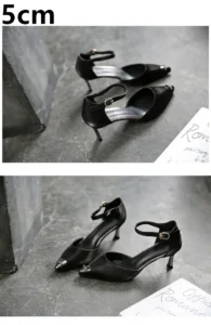 ws 0033 30 44 pointed women shoes small size 31 32 33 buckle stiletto heels blue sexy high heels party shoes