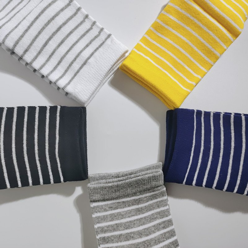 wts 014 fine striped toe socks for women | breathable cotton five finger socks with colorful toes | casual crew socks wts 014 fine striped toe socks for women | breathable cotton five finger socks with colorful toes | casual crew socks